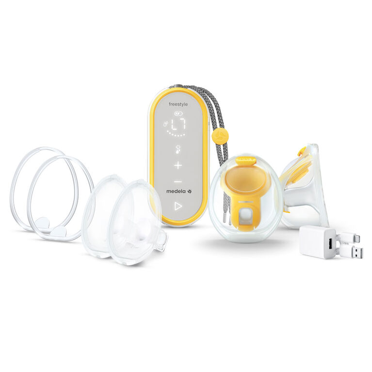 Mini pompe électrique portable mains libres bellababy livrée avec