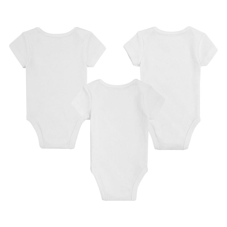 Nike 3 Pack Bodysuit - White - 9 Months