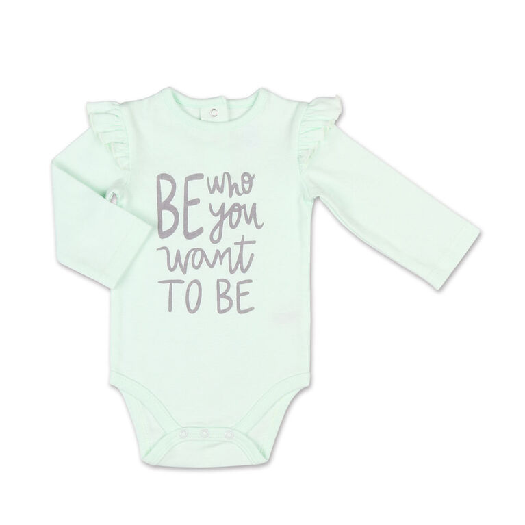 Koala Baby Be Who You Want To Be Long Sleeved Bodysuit - 12 Months