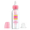 Dr. Brown's 8 oz. 2-in-1 Transition Narrow Bottle Kit – Pink