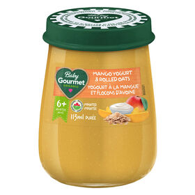 Baby Gourmet Organic Jar Mango Yogurt + Rolled Oats