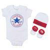 Converse 3-Piece Creeper Set - White, 0/6 Months
