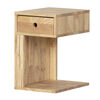 Sweedi Table de chevet 1 tiroir en bois massif Bois naturel