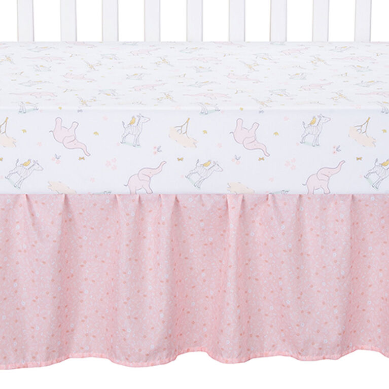 Sammy & Lou 4 Piece Crib Bedding Set - Sweet Safari