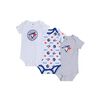 Ensemble de 3 cache-couches des Blue Jays de Toronto 0-3 mois Snugabye.