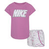 Nike Flow-Ral All-Over Print Sprinter Set - Sail - Size 5