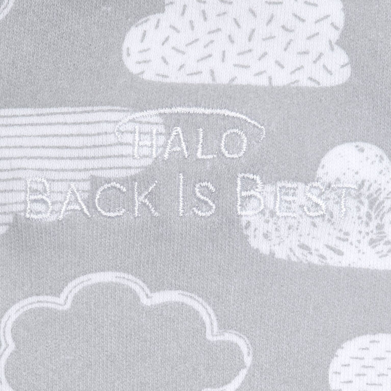 HALO SleepSack Swaddle - Cotton - Clouds Small 3-6 Months