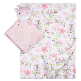 Gerber Childrenswear - 2 piece Blanket + Security Set - Giraffe