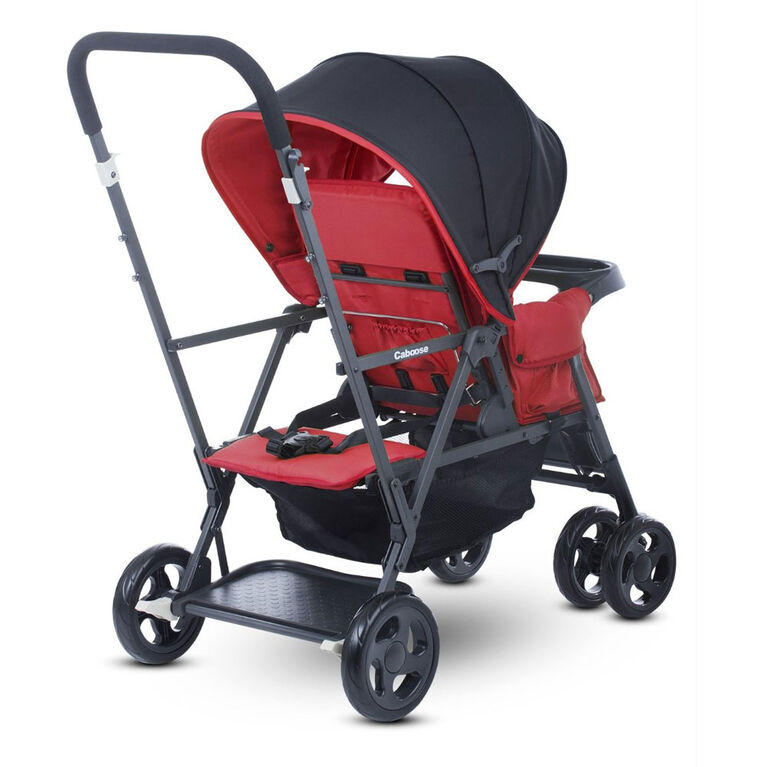 Joovy Caboose Graphite Stand-on Tandem Stroller - Red