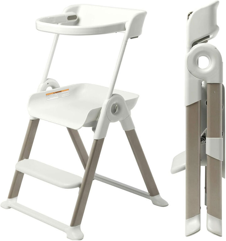 Boon-Pivot Toddler Tower-White