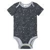 Lot de quatre maillots biologiques Onesies à manches courtes pour nouveau-né garçon – Petit Lion 6-9 mois