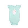 Koala Baby Pastel Rainbow Unicorn Bodysuit/Skirt 2 Piece Set, 12 Month