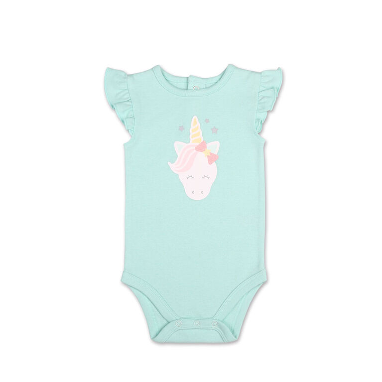 Koala Baby Pastel Rainbow Unicorn Bodysuit/Skirt 2 Piece Set, 12 Month