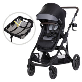Baby Trend Poussette modulaire Morph Single &agrave; Double avec adaptateur de si&egrave;ge d'auto