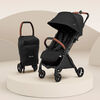 Silver Cross Jet 3 Super Compact Stroller - Black