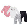 PL Baby Félin Fabuleux Ensemble Mix & Match 4pk Blanc 18M