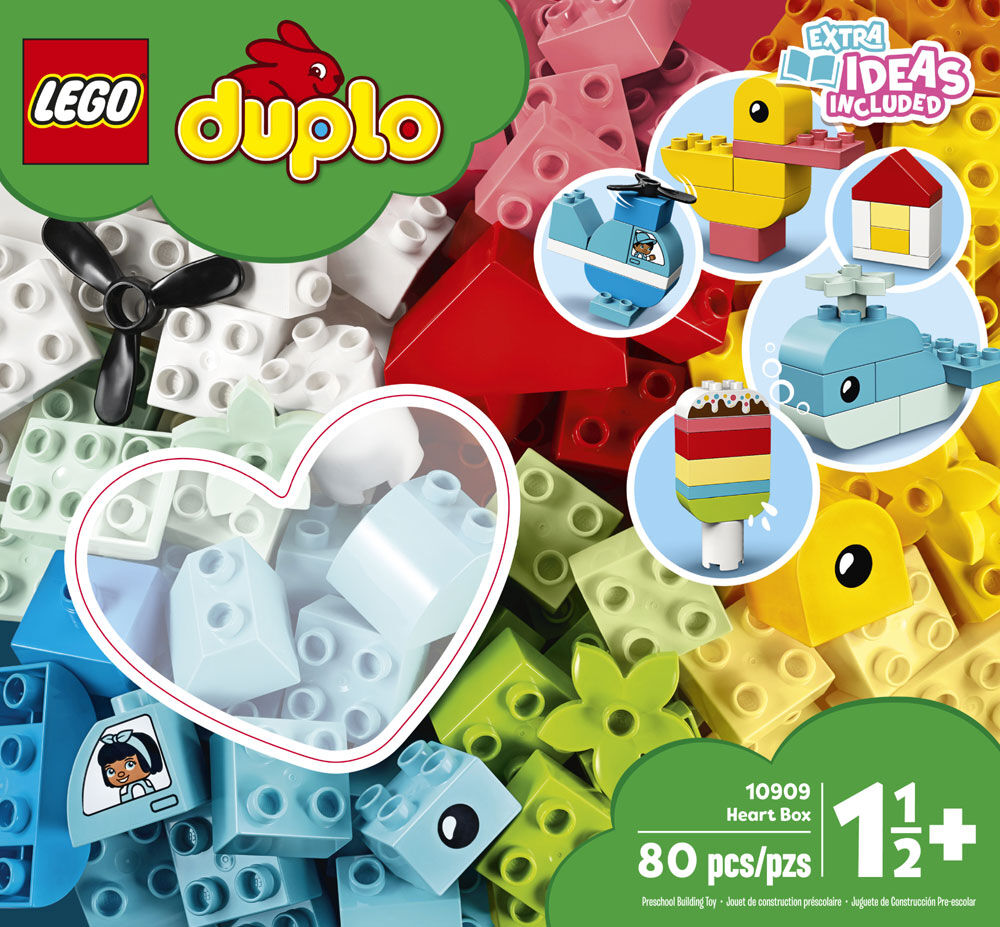 LEGO DUPLO Classic Heart Box 10909 80 pieces Toys R Us Canada
