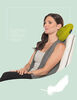Oreiller de massage Shiatsu avec chaleur de Sharper Image - Jaune.