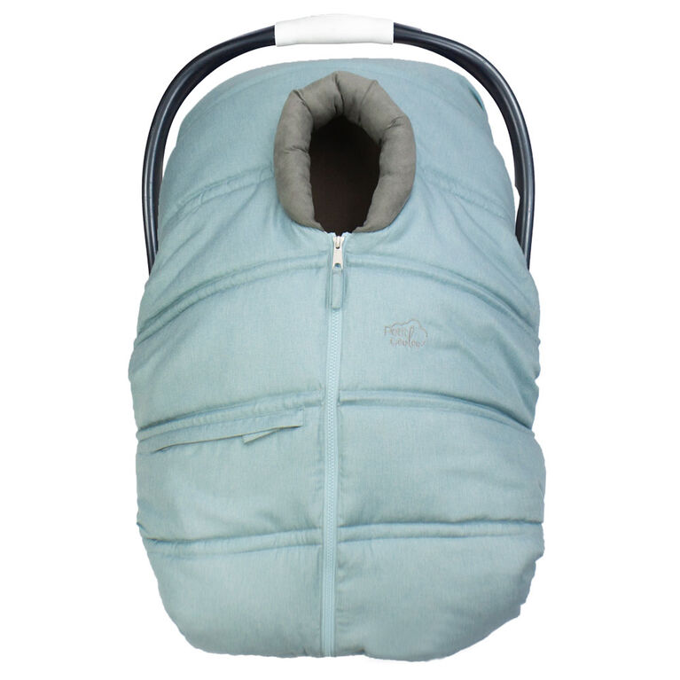 Housse mi-saison siège auto bébé Petit Coulou - Bleu Jeans