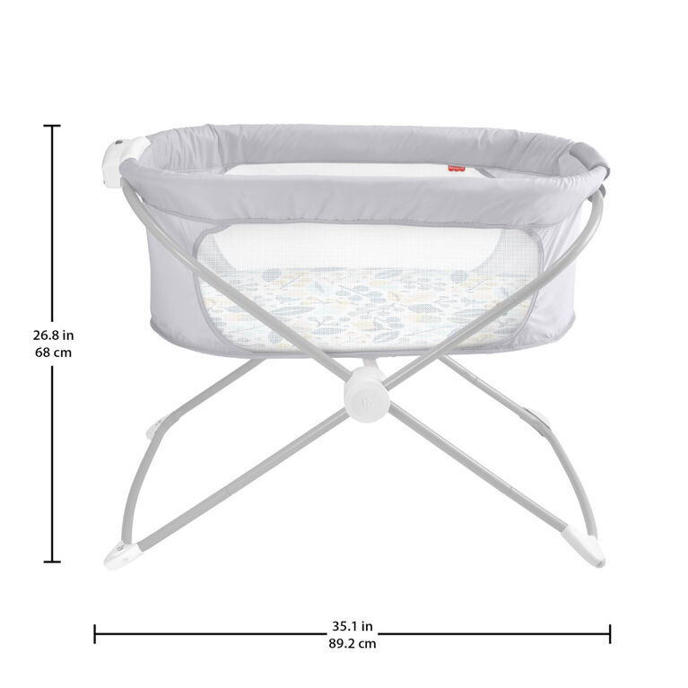 Fisher-Price Couchette Vue apaisante - Feuillage marine - Notre exclusivité