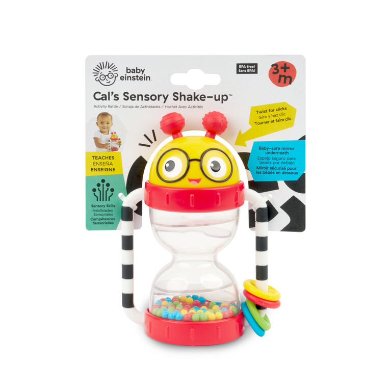 Hochet d'activité de Baby Einstein Cal's Sensory Shake-up Activity Rattle