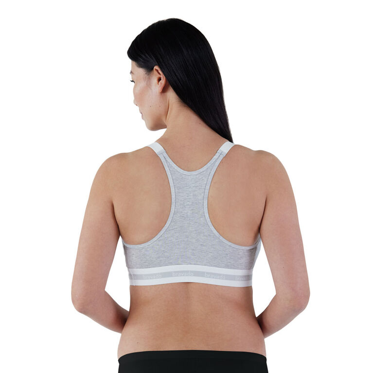 Bravado Designs Original Pumping & Nursing Bra, Dove Heather, Large