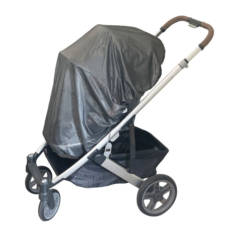 Generic Poussette Bébé Avec Capot Parasoleil,Porte Bagages - Rose