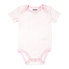 Naturelle 4 Pack Short Sleeve Bodysuit: Pink