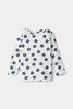 Long Sleeve Crew Neck Wht Floral 2-3Y