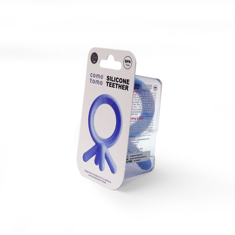 Comotomo Silicone Baby Teether Blue Babies R Us Canada