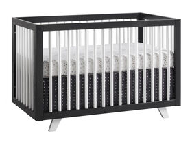 Couchette Convertible Visby 3-en-1 Noire/Blanc - Notre exclusivit&eacute;