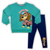 Paw Patrol Ensemble 2Pc Tunique/Legging - Vert/Marine - 2T