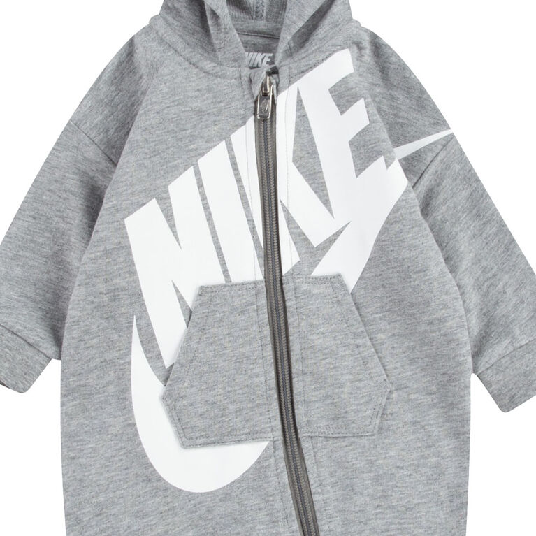 Combinaison Nike Futura avec Capuchon - Gris - Taille 9 Mois