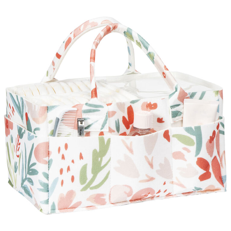 Painterly Floral Storage Caddy