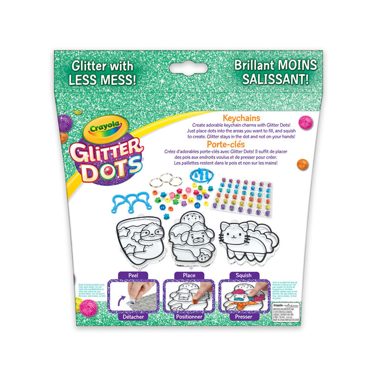 Crayola Glitter Dots Keychain Sparkle Friends Kit Toys R Us Canada