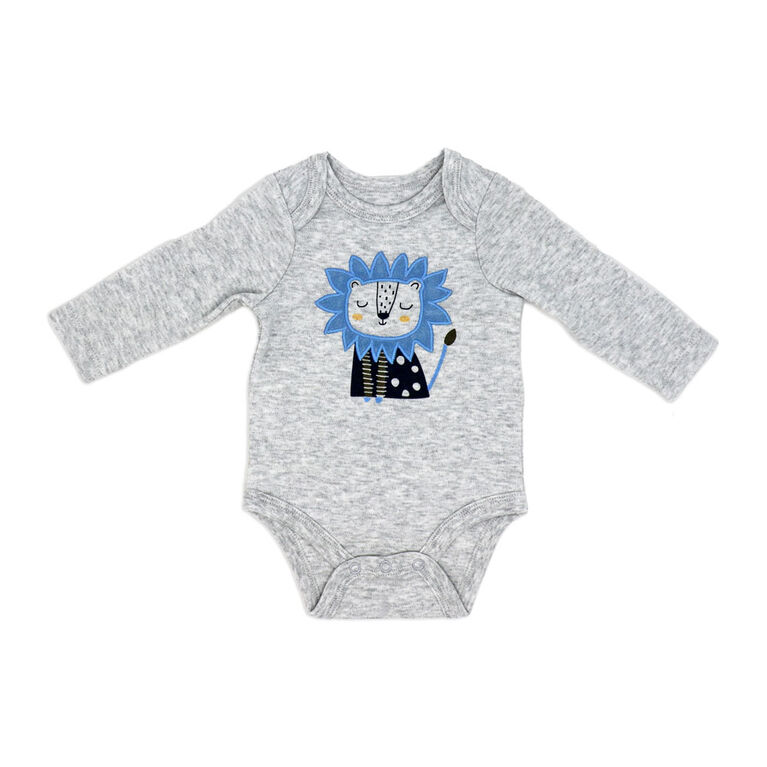 Sterling Baby 3 Piece Footed Set: Blue Lion NB
