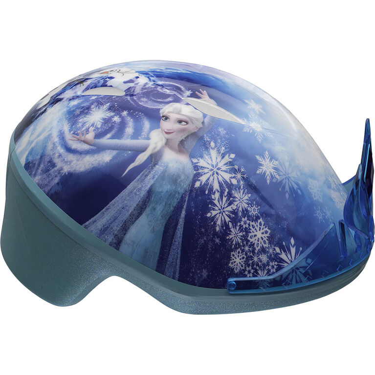 Disney Frozen Toddler 3D Tiara Bike Helmet Elsa/Anna (Fits head