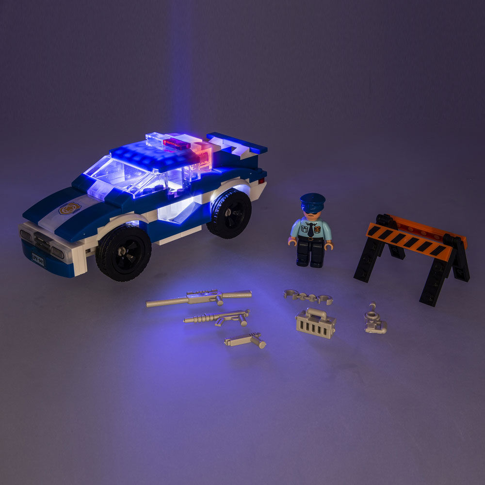 Laser Pegs Heroes Collection Police Pursuit Car
