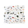 Red Rovr-Organic Cotton Muslin Swaddle Blanket - Family Farm