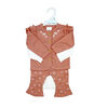 Baby Mode Pink 3-Piece Little Cardigan Set