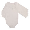 Koala Baby 4-Pack Bodysuit - White, 3-6 Months