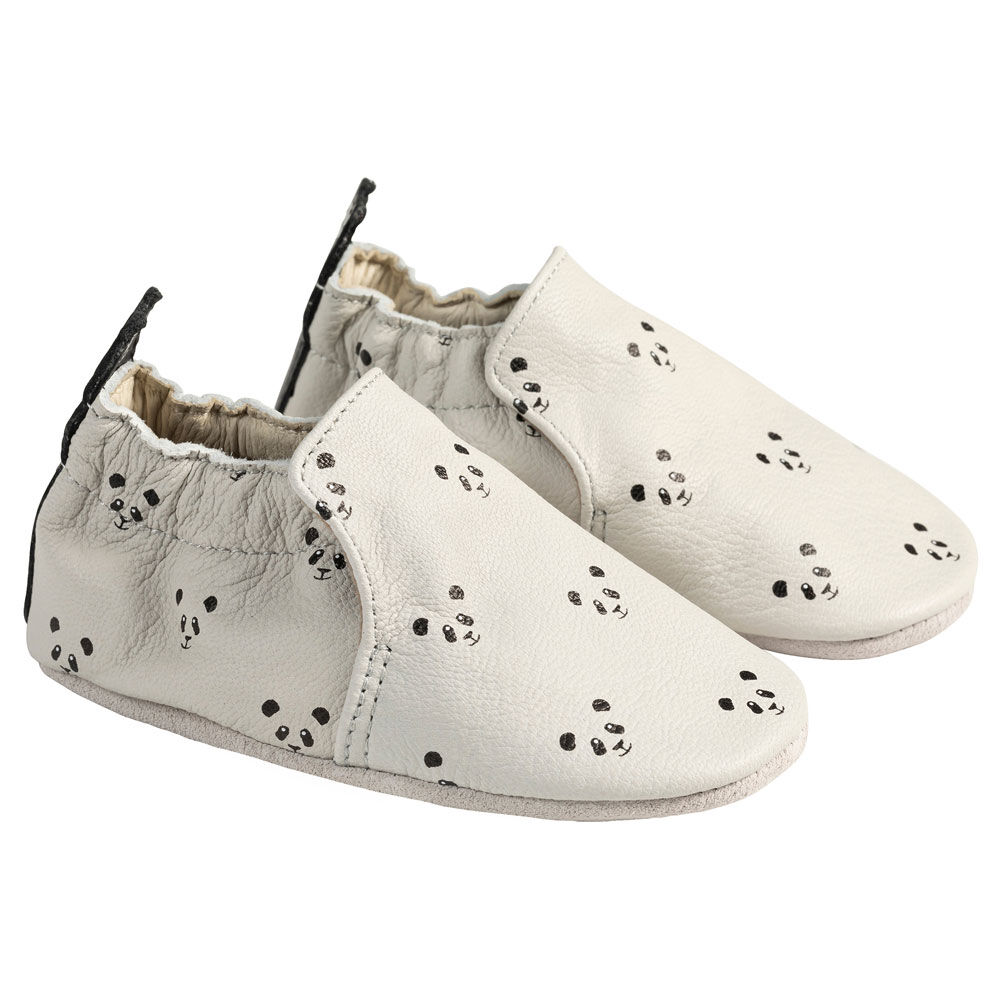 Robeez Soft Soles Panda Light Grey 18 24M