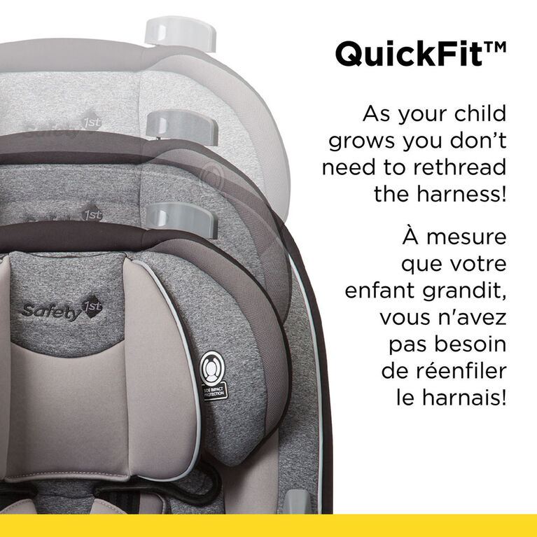 Siège d'auto 3 en 1 Grow and Go + barre antirebond  de Safety 1st - Shadow - Notre exclusivité