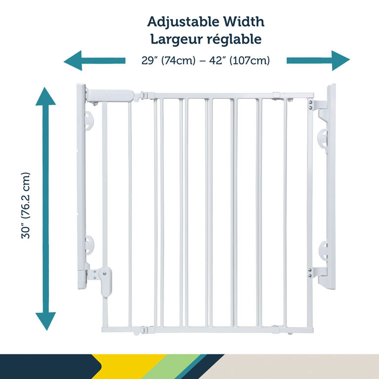 Safety 1st Ready To Install Everywhere Gate - White