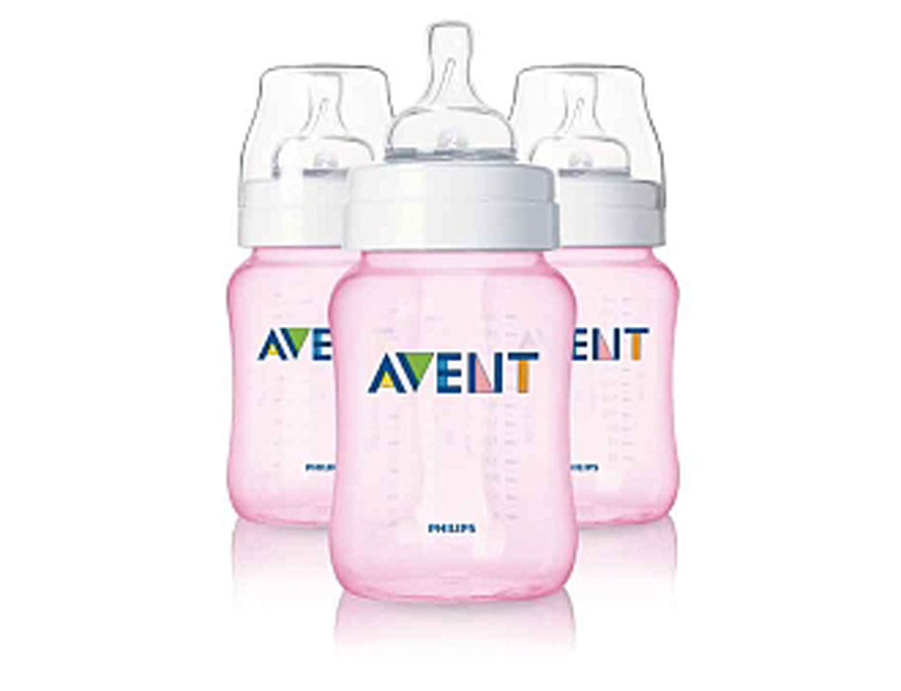 Pink avent bottles anti colic sales