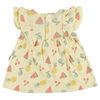 Gerber Childrenswear - 2-Piece Dress + Diaper Set - Fruit - 3-6M