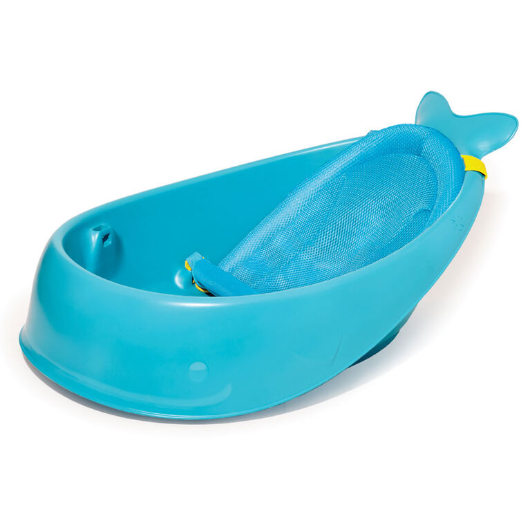 Skip Hop Moby Smart Sling 3-Stage Bath Tub, Moby Blue ...
