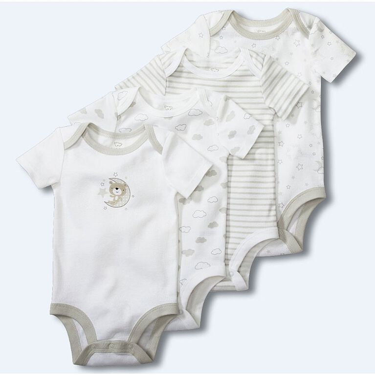 Paquet de 4 cachecouches Koala Baby Gris/blanc, 69 mois. Babies R