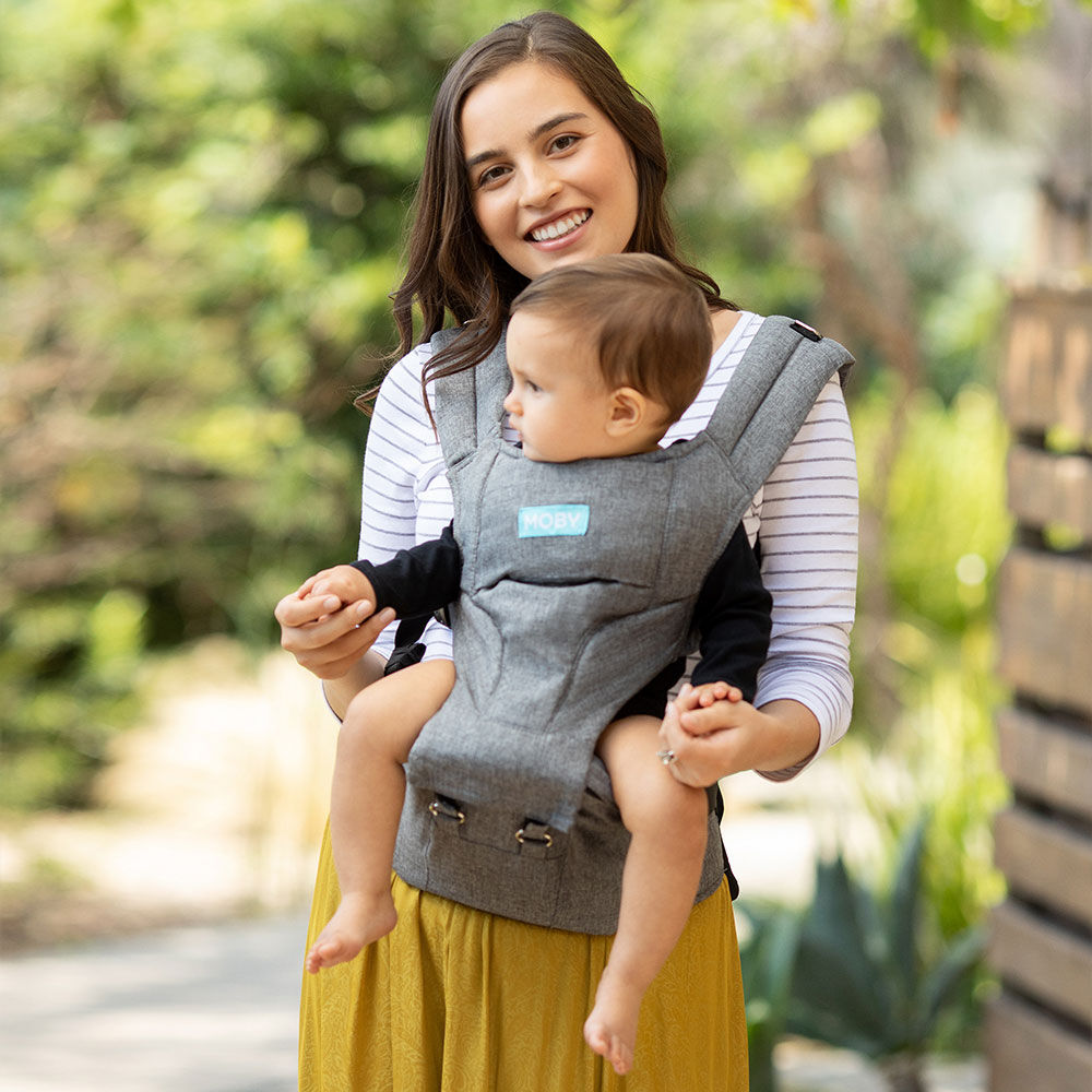 MOBY 2 in 1 Carrier Hipseat Grey