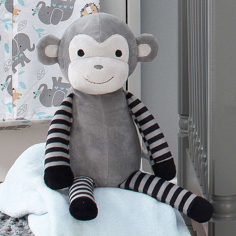 Bedtime Originals - Jungle Fun Plush Monkey - Bingo - Gray